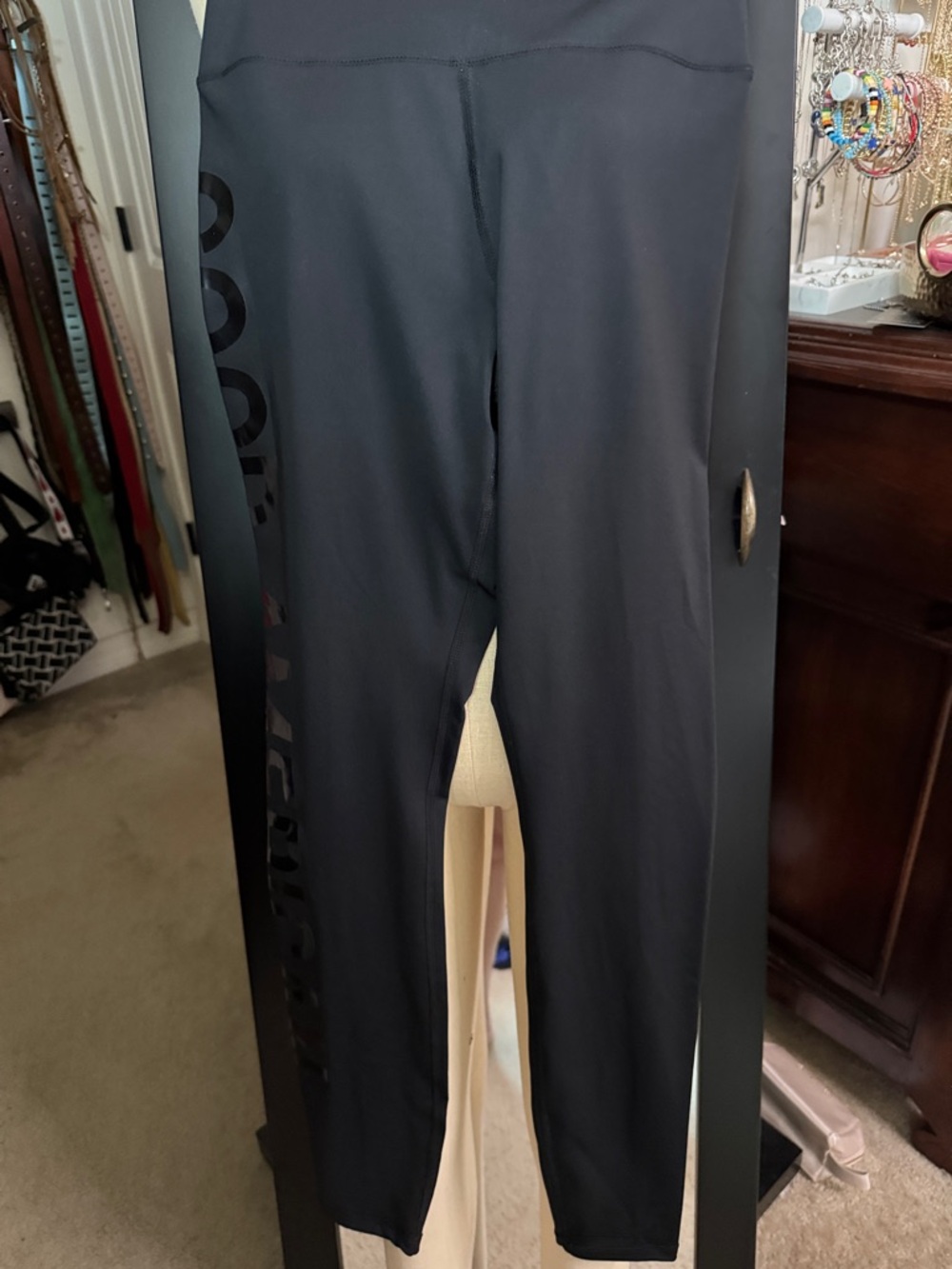 Women's Good American Black Athletic Compression Pants- size 1 ( xs/sm)